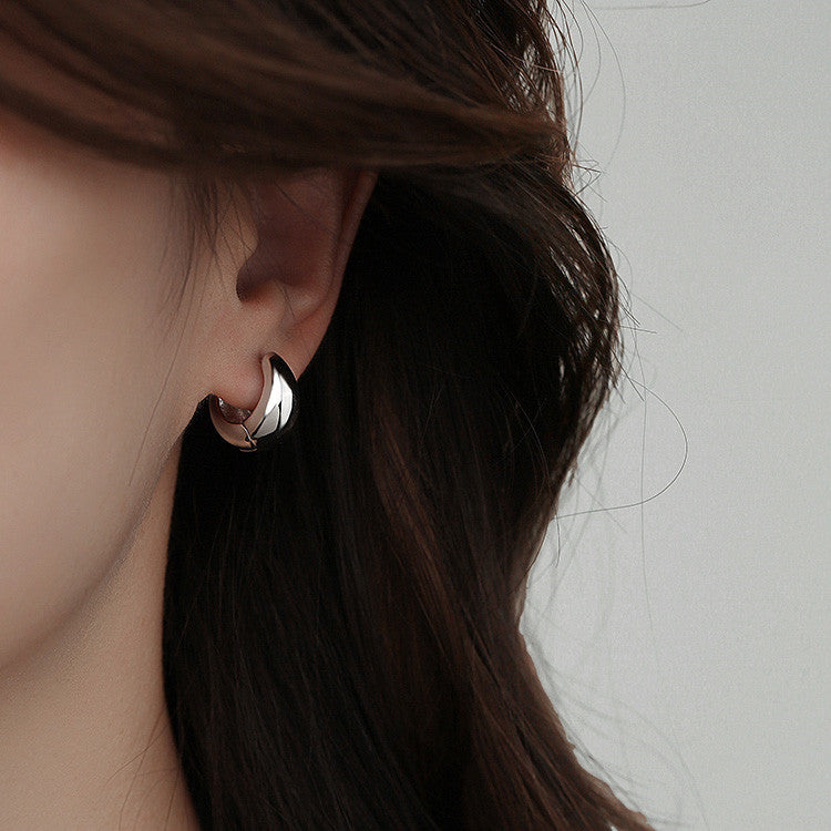 Gold and Silver Earrings "" Minimalist Luxury Accessories "